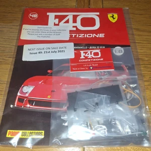 #48 SELLADO DE FÁBRICA PANINI FERRARI F40 COMPETIZIONE (CONSTRUYE TU PROPIO 1:8) PIEZAS Y CARGADOR) - Imagen 1 de 1