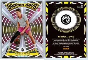 Nikola Jovic 2022 Panini Chronicles Gamma Rays, #ZG-JOV, Rookie - Picture 1 of 1