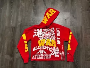 Sade black panther party WAR unisex custom made screen print red/yellow hoodie - Picture 1 of 7
