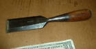 Vintage Everlasting Stanley Chisel,SW Heart,US,1924,A.89&quot; x 1-7/16,Old Wood Tool