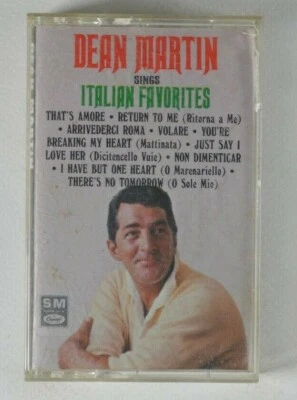 DEAN MARTIN Sings Italian Favorites Cassette Tape  - Изображение 1 из 2