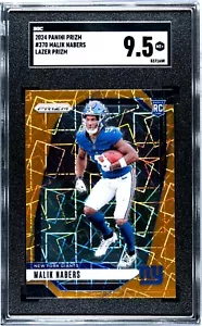 2024 Panini Prizm Malik Naber Lazer ROOKIE SGC 9.5 - Foto 1 di 2