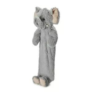 Warmies Cozy Plush Elephant Novelty Cover Long PVC 1.5L Childs Hot Water Bottle - Picture 1 of 2