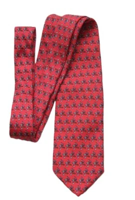 Corbata larga de seda roja para hombre VINEYARD VINES Cigars and Martinis 62,25" Foto 1 de 2