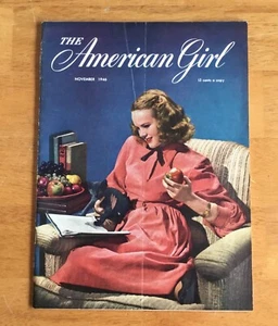 The American Girl Magazine November 1946 Vintage Girl Scouts of America - Imagen 1 de 2