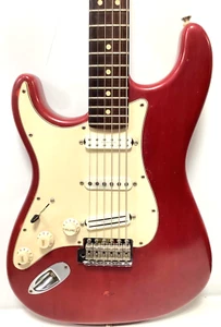 Fender USA American Standard Stratocaster Left-Hand Model Guitar Red - Picture 1 of 10