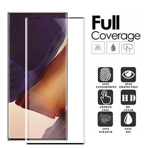 Protector de pantalla de vidrio templado 3D para Samsung Galaxy Note 20 Ultra 10 Plus 9 8 - Imagen 1 de 15