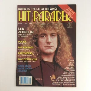 Hit Parader Magazine July 1982 Robert Plant & Pat Benatar, No Label VG - Picture 1 of 2