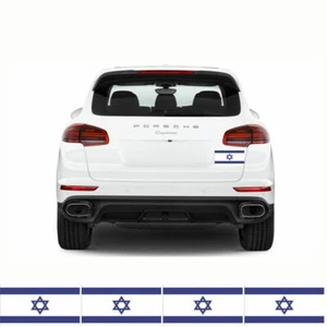 4 x ISRAEL FLAGS STICKERS 150mm x 90mm Isreal Car Bumper Decals FLAG20C - Picture 1 of 1
