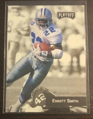 1993 Playoff Football EMMITT SMITH #10 Cowboys - Image 1 of 2