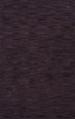 Purple Blocks Squares Rectangles Boxes Transitional Area Rug Patchwork DV6 - Image 1 of 2