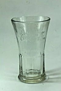 Vidrio grueso vintage (pesa más de 1 lb.) Vaso Libbey Coca-Cola. Tiene capacidad para 16 oz. - Imagen 1 de 3