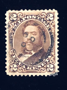 HAWAII: USED #35 FANCY CANCEL - Picture 1 of 1