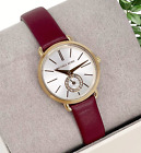 Nwt Michael Kors Women's Petite Portia Leather Mk2751 Watch; 100% Authentic