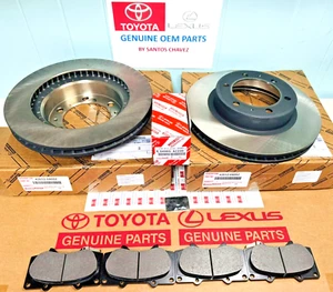 2005-2023 Tacoma X2 Front Brake Rotor Disc & PADS Kit GENUINE OEM PART - Bild 1 von 7