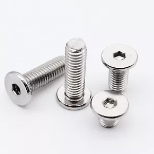5/50 piezas M1.6-M8 A2 Allen enchufe hexagonal ultra delgado perno de tornillo de cabeza de oblea plana - Imagen 1 de 6