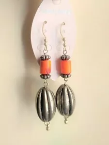 Orecchini donna pietre dure di madrepora e argento Monachelle argento bijoux - Foto 1 di 4