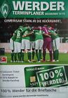 Werder Bremen Terminplaner Rückrunde 2014/15