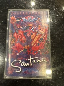 Vintage 1999 Carlos Santana Supernatural Audio Cassette Tape Classic Rock Arista - Imagen 1 de 8