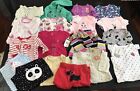 Lot of 18 Baby Girl Clothes - 3 Months Tops Shirts Pants One Piece Outfits CUTE