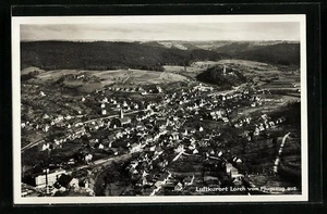 Lorch, Ortsansicht vom Flugzeug aus, Ansichtskarte  - Picture 1 of 2