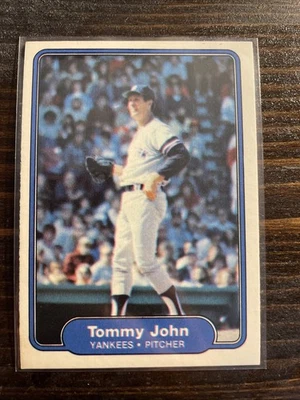 Fleer 1982 - Tommy John #40 Foto 1 de 2