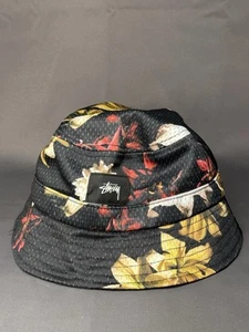 Stussy X Urban Outfitters Floral Mesh size S/M Bucket Hat B46 - Bild 1 von 4