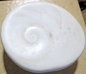 CÁSCARA FOSILIZADA DE CHAKRA GOMTI NATURAL, PULIDA 66,5 X 59,5 X 22 MM, 99 GRAMOS - Imagen 1 de 2