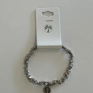 Pineapple Island Armband Silber Stern Gummizug - Bild 1 von 4