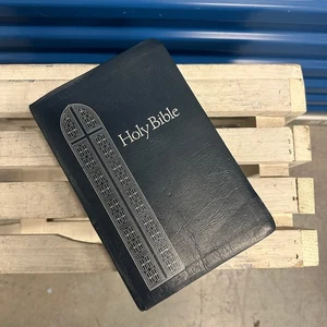 Holy Bible KJV Giant Print Regency Navy Blue Concordance Red Letter 1990 Nelson - Imagen 1 de 17