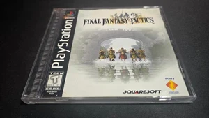 Final Fantasy Tactics Etiqueta Negra Sony Playstation 1 PS1 LN perfecto cnd Completo - Imagen 1 de 5