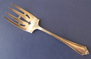 Tenedor de carne fría Gorham de plata esterlina "Plymouth" - 6-1/8" - Pat. 1911 - Imagen 1 de 3