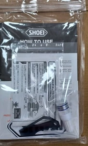 SHOEI J-CRUISE II INSTRUCTIONS PACK + SILICONE TUBE - Picture 1 of 2