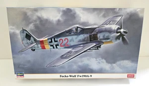 1/48 HASEGAWA FOCKE-WULF FW190A-9 #07312 NEW PLASTIC AIRPLANE MODEL KIT FW190 - Picture 1 of 2