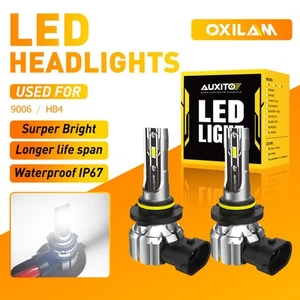 LED HB4 9006 Headlight DRL X2 White Super Conversion Kit Super Bright Error Free - Picture 1 of 22