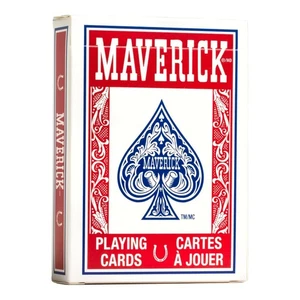 Bicycle Maverick Cards – Red Deck – Standard Index Poker Size - Picture 1 of 7
