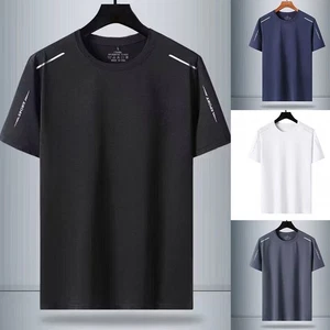 Thin Sport T Shirt for Men Quick Dry and Casual for Fitness and Daily Wear - Picture 1 of 20