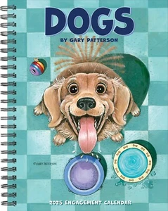 Dogs by Gary Patterson 2025 Calendario fidanzamento 6,5"" x 8,5 - Foto 1 di 5