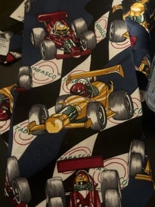Tabasco Men's Neck Tie Race car Silk - Picture 1 of 1
