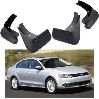 4 Mud Flaps Splash Guard Fender Car Mudguard for Volkswagen Jetta 2011-2014 - Imagem 1 de 4