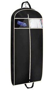 MISSLO 43" Gusseted Travel Garment Bag with Accessories Zipper Pocket Breatha... - Picture 1 of 8