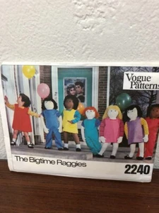 Vogue Patterns The Bigtime Raggies 2240 Toddler Size Sewing Pattern - Picture 1 of 2