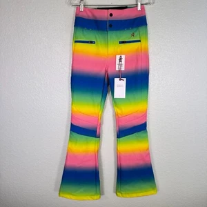 Perfect Moment Aurora Skihose Damen XS High Waist Flare Ombre Rainbow Schnee - Bild 1 von 12