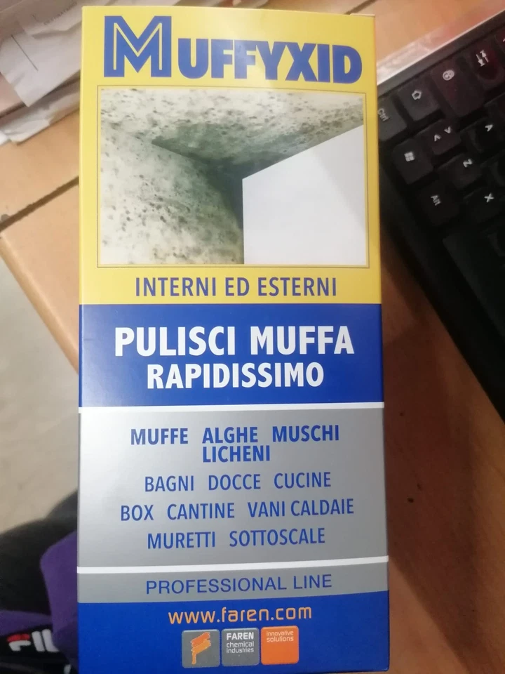 ANTIMUFFA SPRAY RAPIDISSIMO 500ML MUFFYXID PULISCI ELIMINA MUFFA ALGHE E LICHENI - Immagine 1 di 1