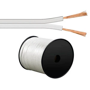Isolierte Litze 2 x 0,75mm² qmm Lautsprecherkabel 5m 10m 20m Boxenkabel Strom - Picture 1 of 3