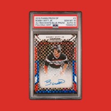 2019 PRIZM DRAFT BOBBY WITT JR AUTO /99 Rookie Auto KC PSA 10 Pop 1