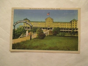 Maine Postcard Old Orchard house old Orchard Beach ME - Picture 1 of 2