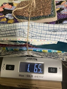 Vintage Mischgewebe Quilt Reste Lot über 1-1/2 #- Zum Selbermachen Quilt Handwerk Nähen - Bild 1 von 17