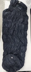 Sierra Designs 3D Black Large Sleeping Bag Damaged #10 - Picture 1 of 8