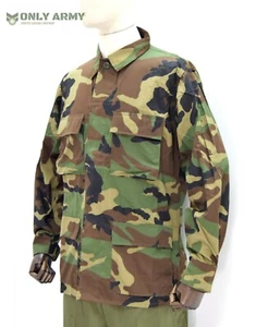 Croatian Military 4 Pocket Field Jacket Shirt Lightweight Woodland Camo US Army - Picture 1 of 6